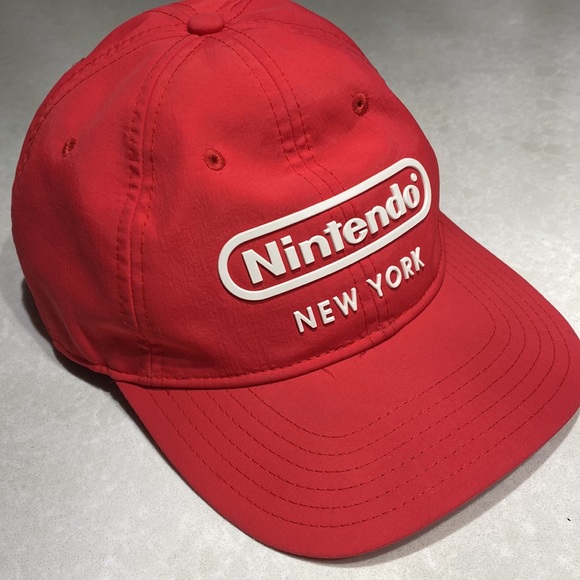 Nintendo World NYC Exclusive New York Limited Logo Official Hat Cap Red⭐️⭐️⭐️⭐️ - Picture 11 of 17
